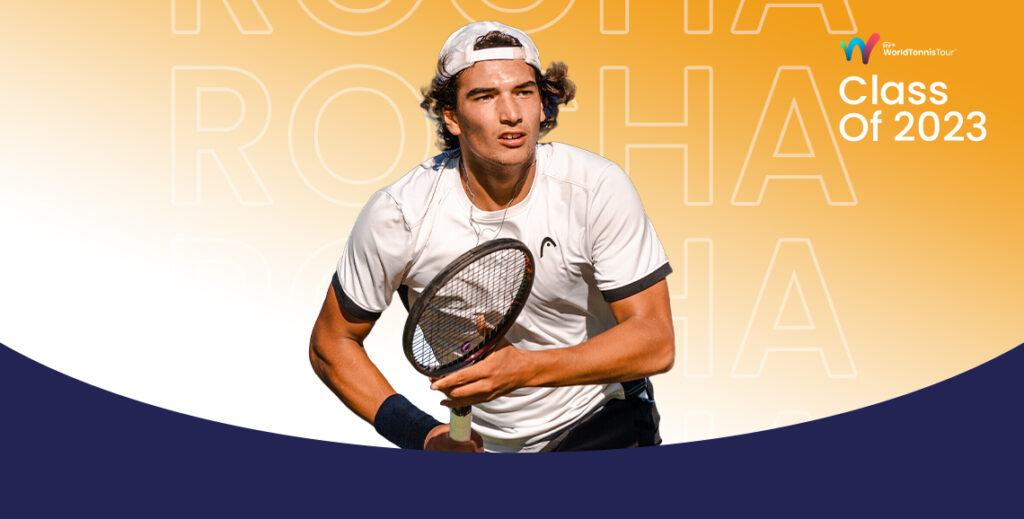 Henrique Rocha celebrates his Roland Garros breakthrough, showcasing resilience and determination on the tennis court.