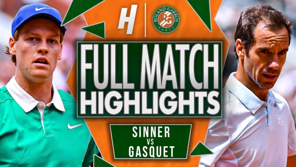 Jannik Sinner triumphs over Jiri Lehecka in a decisive match at Roland-Garros, showcasing dominant performance highlights.