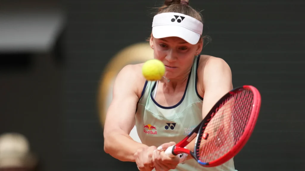 Iga Swiatek celebrates her dramatic comeback victory over Elena Rybakina at the French Open.