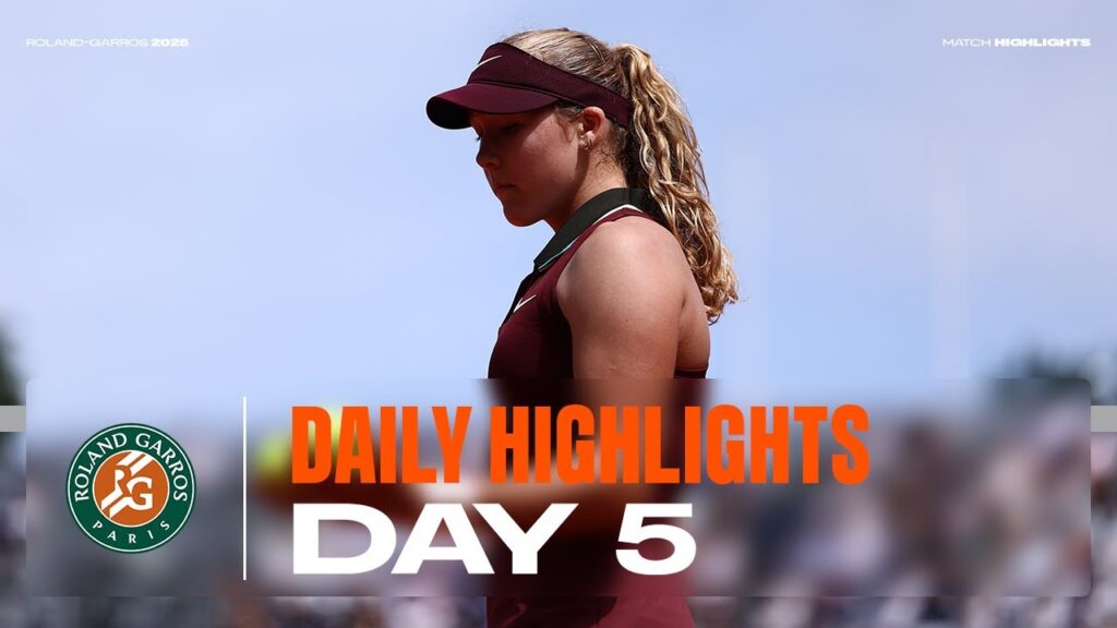 Iga Swiatek celebrates her comeback victory in the fourth round of Roland Garros, showcasing match highlights.