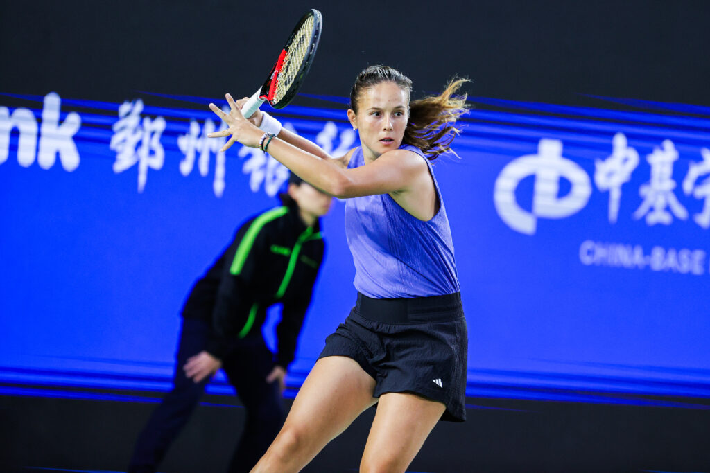 Mirra Andreeva and Daria Kasatkina share laughs after Andreeva's win, highlighting their friendship and bond on the tennis circuit.