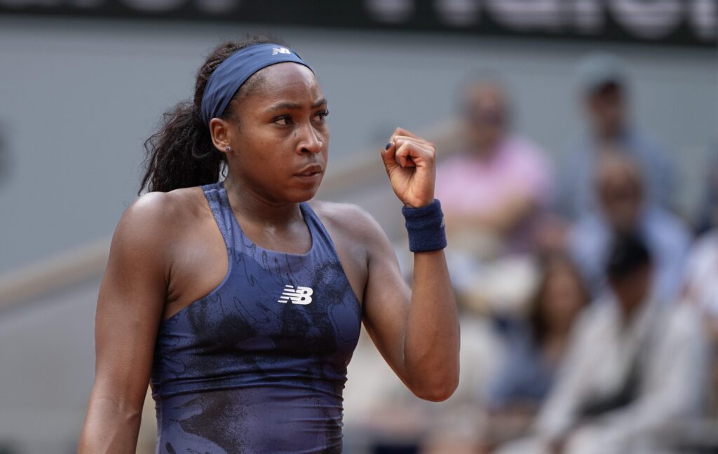 Madison Keys and Coco Gauff face off in the 2025 French Open quarter-final on Court Philippe-Chatrier.
