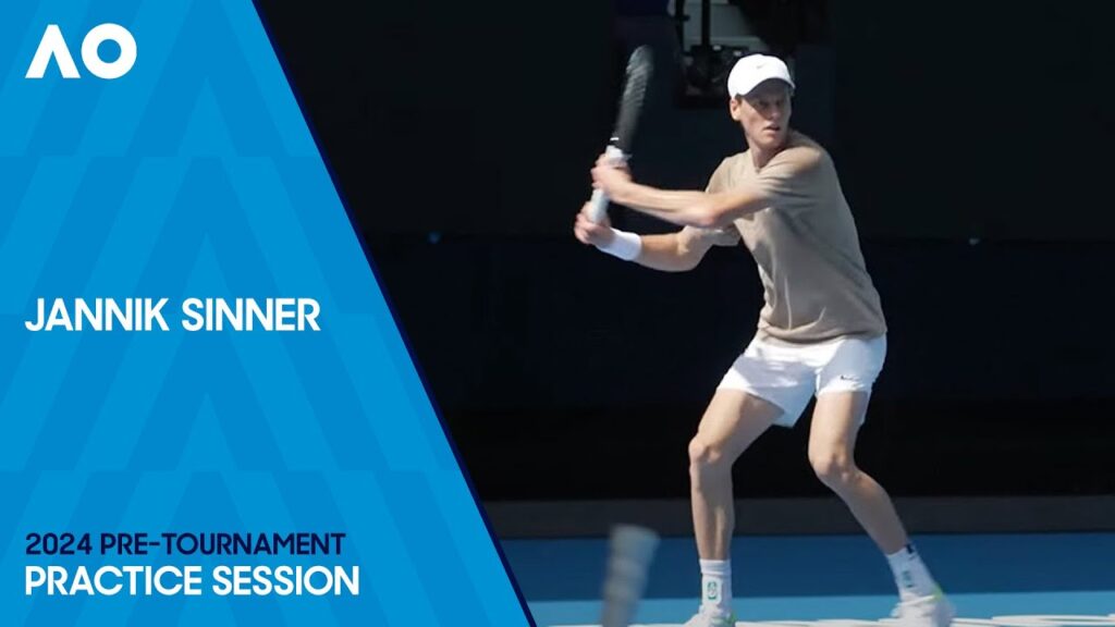 Jannik Sinner and Lois Boisson practice together at Roland Garros, preparing for their quarter-final matches.