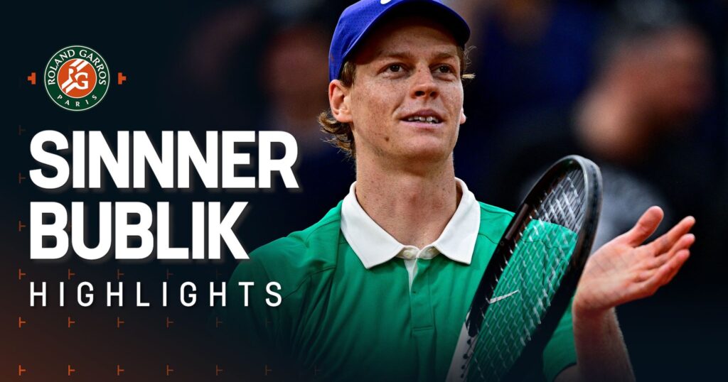 Alexander Bublik reflecting on his quarter-final loss to Jannik Sinner at the French Open 2025.