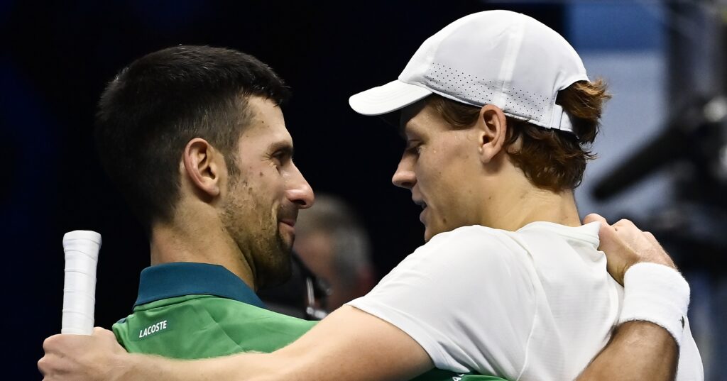 Jannik Sinner and Novak Djokovic face off in a tense semi-final at the 2025 French Open, showcasing contrasting styles.
