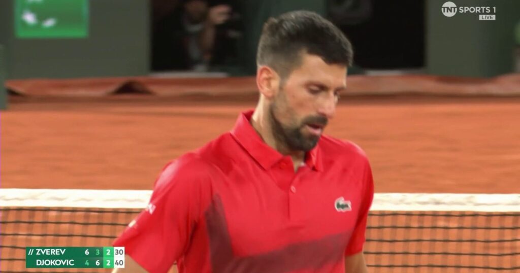 Novak Djokovic and Alexander Zverev exhibit mental toughness during a 41-shot rally at the French Open 2025.