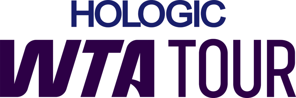 WTA healthcare model logo with female athletes promoting health and wellness in women’s sports.