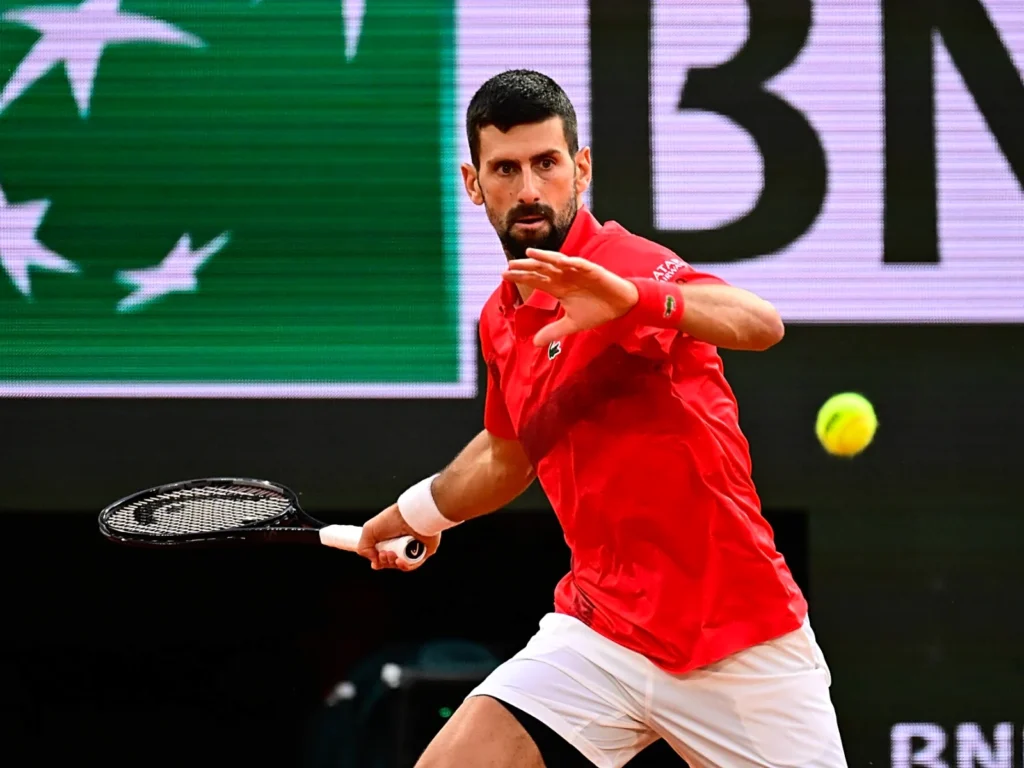 Novak Djokovic and Alexander Zverev engaged in a thrilling 41-shot rally during their French Open quarter-final match.