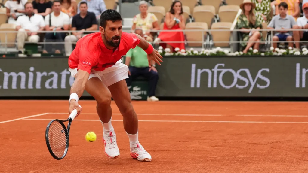 Novak Djokovic prepares for his semi-final match against Jannik Sinner at the 2025 French Open, focusing on his strategy.
